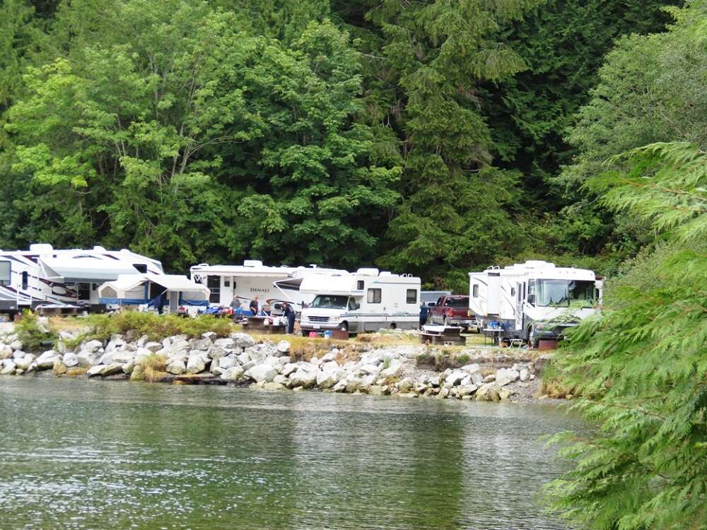 Little Bear Bay Camping, Vancouver Island, BC